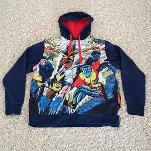 Marvel superhero hooded sweatshirt/vest